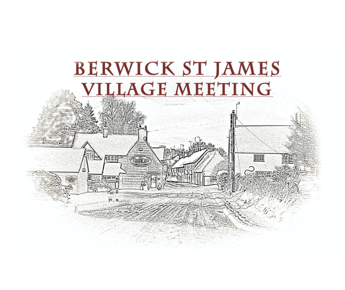 Berwick St James Parish Parish Meeting - 23 November '21