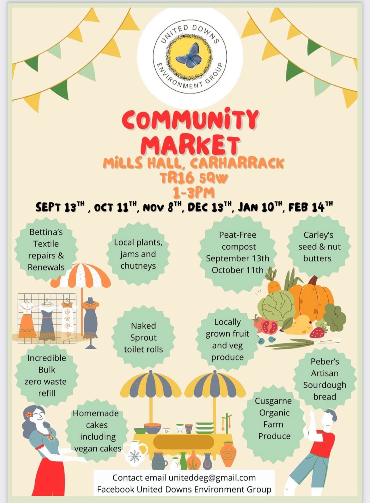 UDEG Community Market Dates