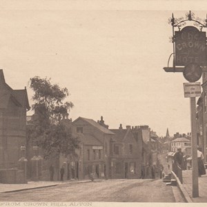 High Street from Crown Hill c 1910