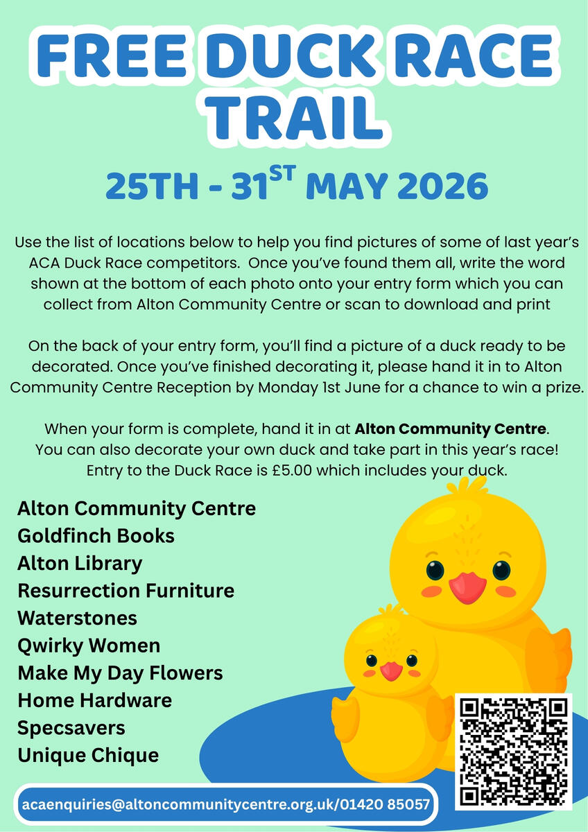 Alton Community Centre Duck Race Trail entryform