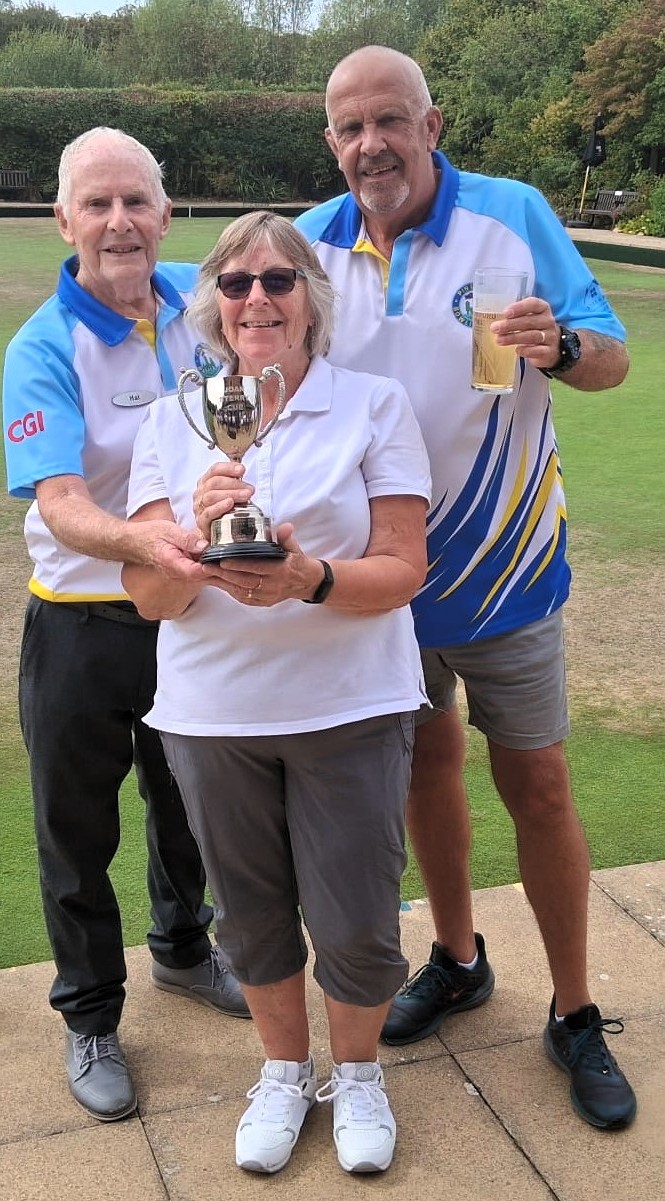 Joan Sterry Cup Winners 2026.  Hal Brown ; Bren Parry ; Mel Barton.