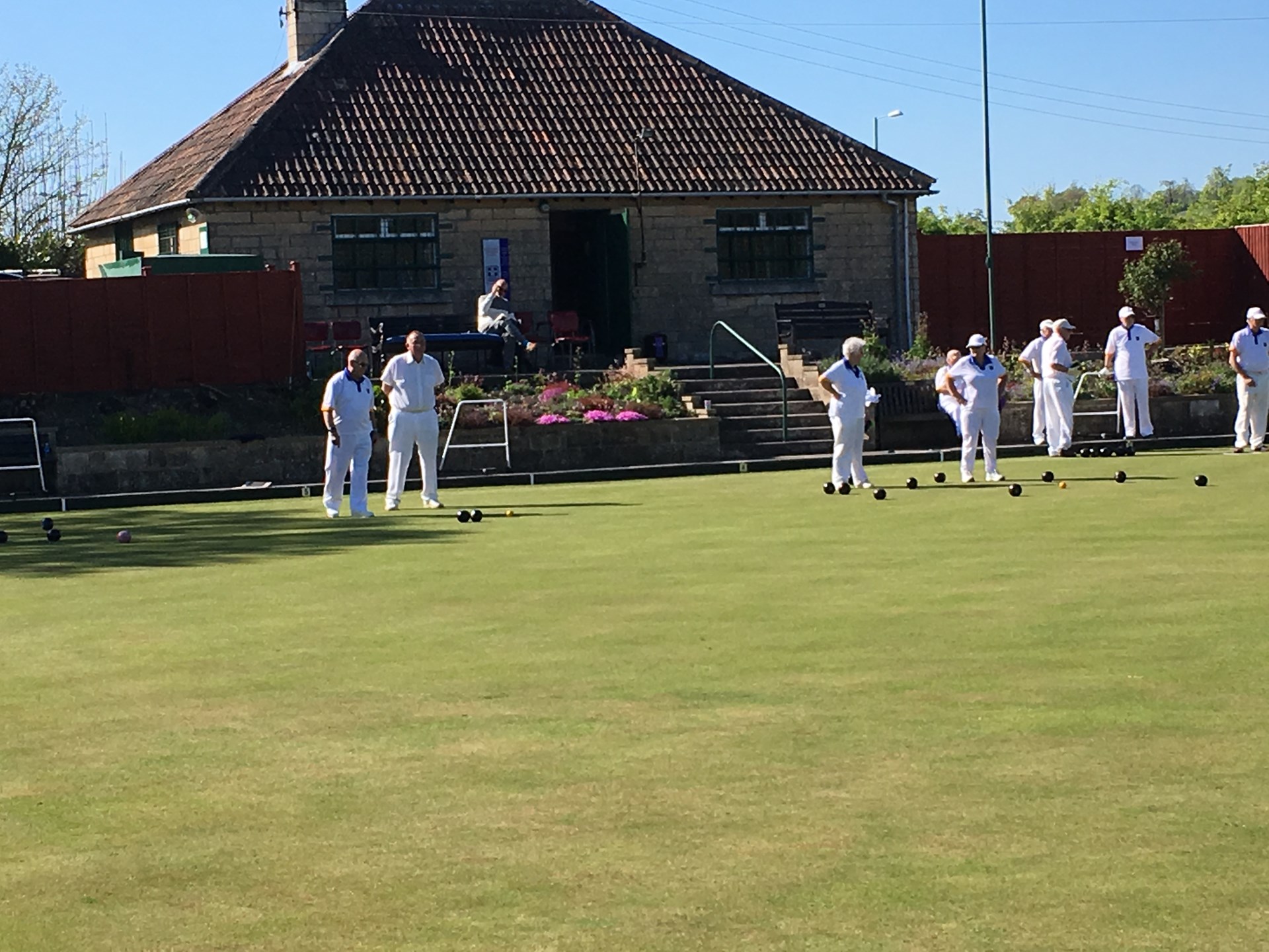 Our green and clubhouse