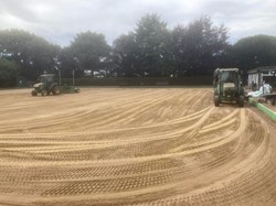 Whitstable Bowling Club Relaying new green 2024