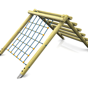 Scramble Net Log Climber
