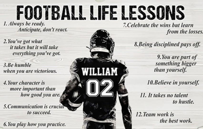 Everyone can learn from football