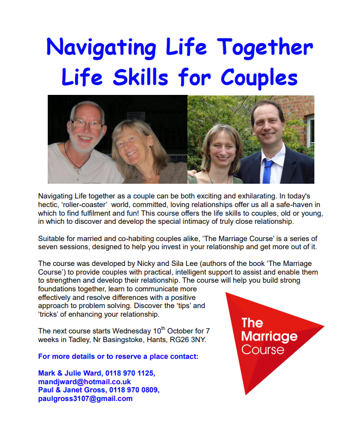 Tadley United Reformed Church The Marriage Course