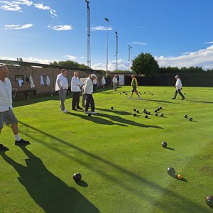 Glorious sunshine to finish the match
