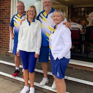 Congratulations to Stephen Bell, Yvette Bell, Roger Bond and Joyce Bond at The Earls Barton Gala. Second place just 3 points behind the eventual winners.