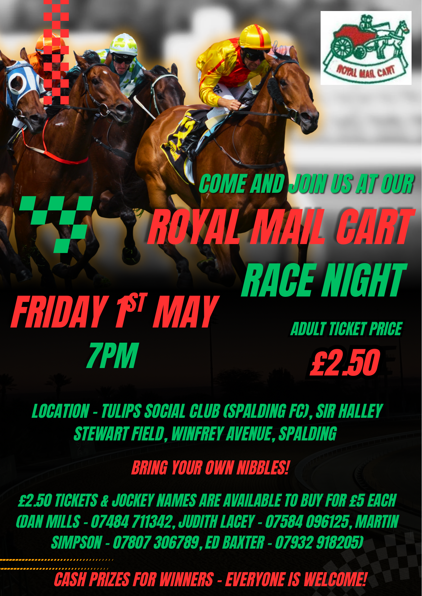 Royal Mail Cart Bowls Club Home