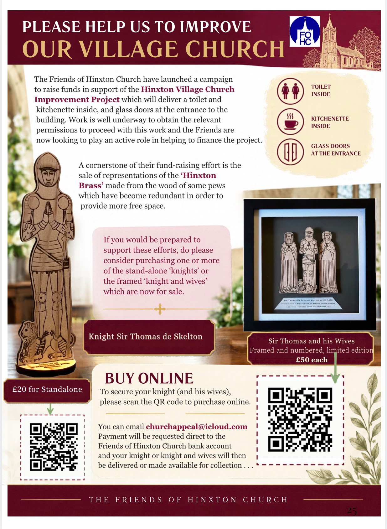 Hinxton Parish Council Fundraising Campaigns