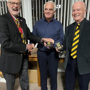 Mens Pairs Runner Ups - John Huntley & Paul Somerville