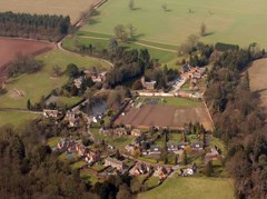 Aerial Shot of Badger