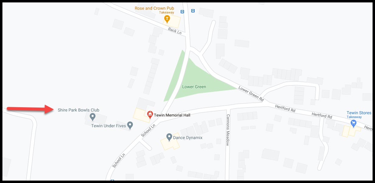 Shire Park Bowls Club How to Find Us