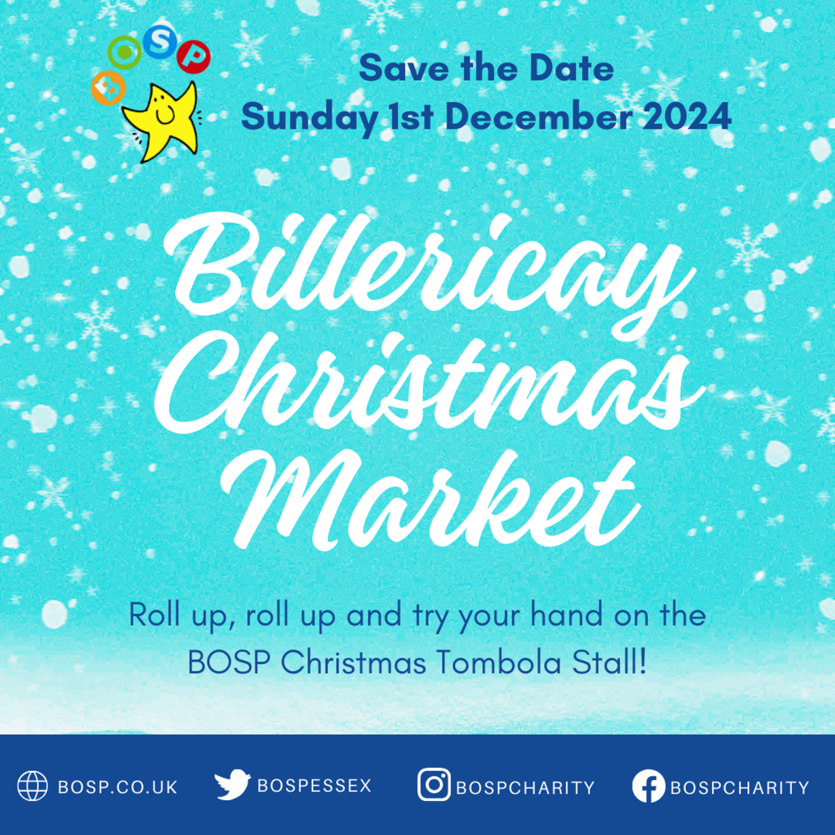 BOSP Brighter Opportunities for Special People  Billericay Christmas Market