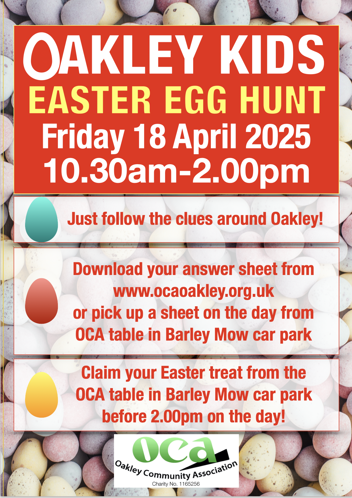 Oakley Community Association Easter Egg Hunt 2025