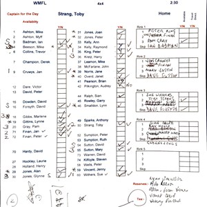 WFML vs Frome (H)   June 19
