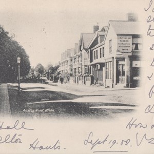 Anstey Road - Postmarked 19.02.1902