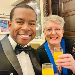 There’s a 1st for Jason . Vale royal lions charter night