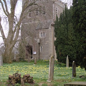 Selside Church tower in Spring