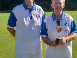 Mens Bradfield winner Tim Proir on the right and runner up Matthew Jenner