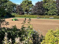 Whitstable Bowling Club Relaying new green 2024