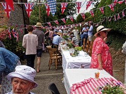 Ibthorpe Jubilee in Horseshoe Lane 3rd June 2022