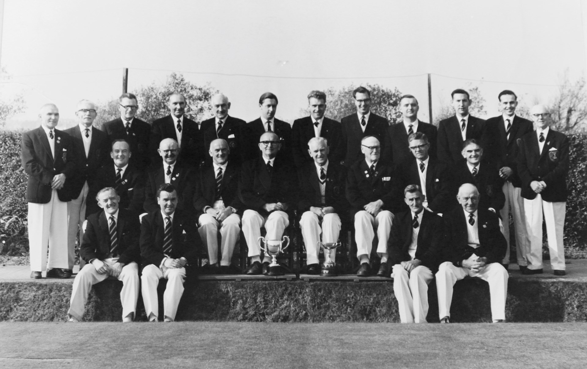 Barry Athletic Bowls Club Welsh Private Greens Champions 1962