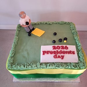 Holwell Sports Bowls Club President Fred Thorpe 2026