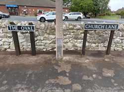and cleaning signs