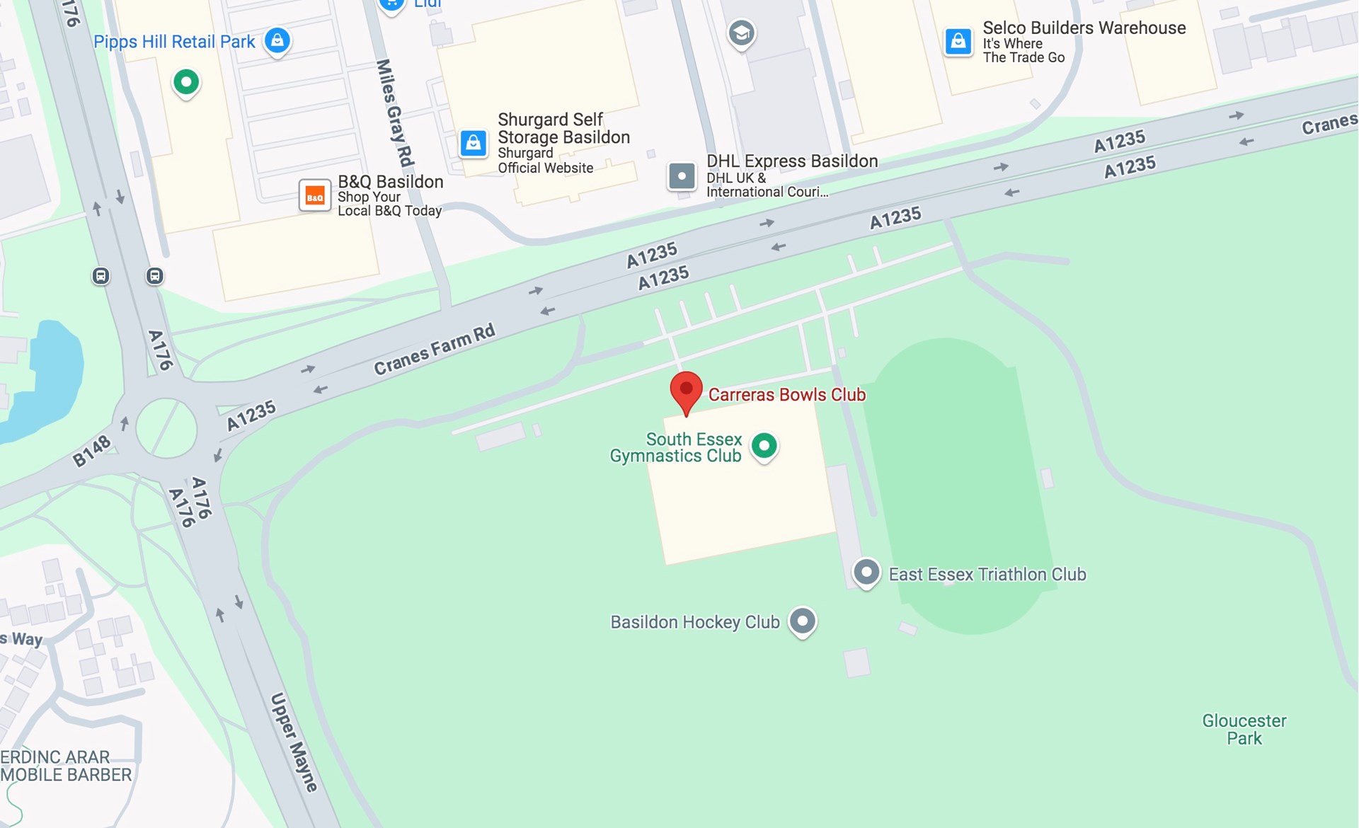 Click on Map for Google Maps