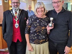 Tessa Larner & Alex Stavrou - Runners-Up of Drawn Mixed Pairs