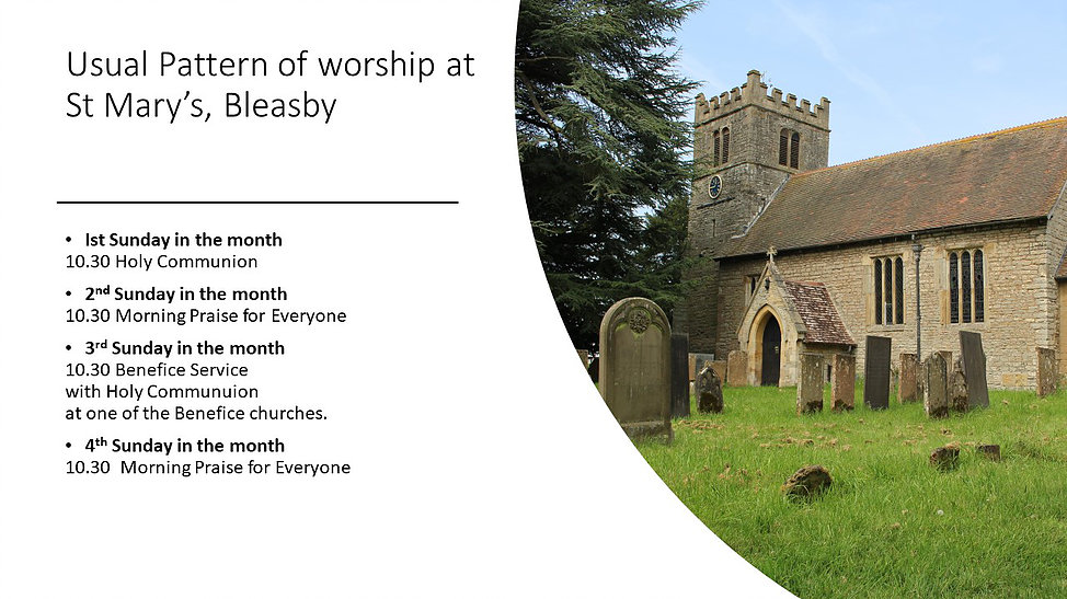 Bleasby Community Website St Mary's Church
