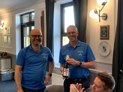 Steve winner of last years Grand Prix belatedly receives his prize