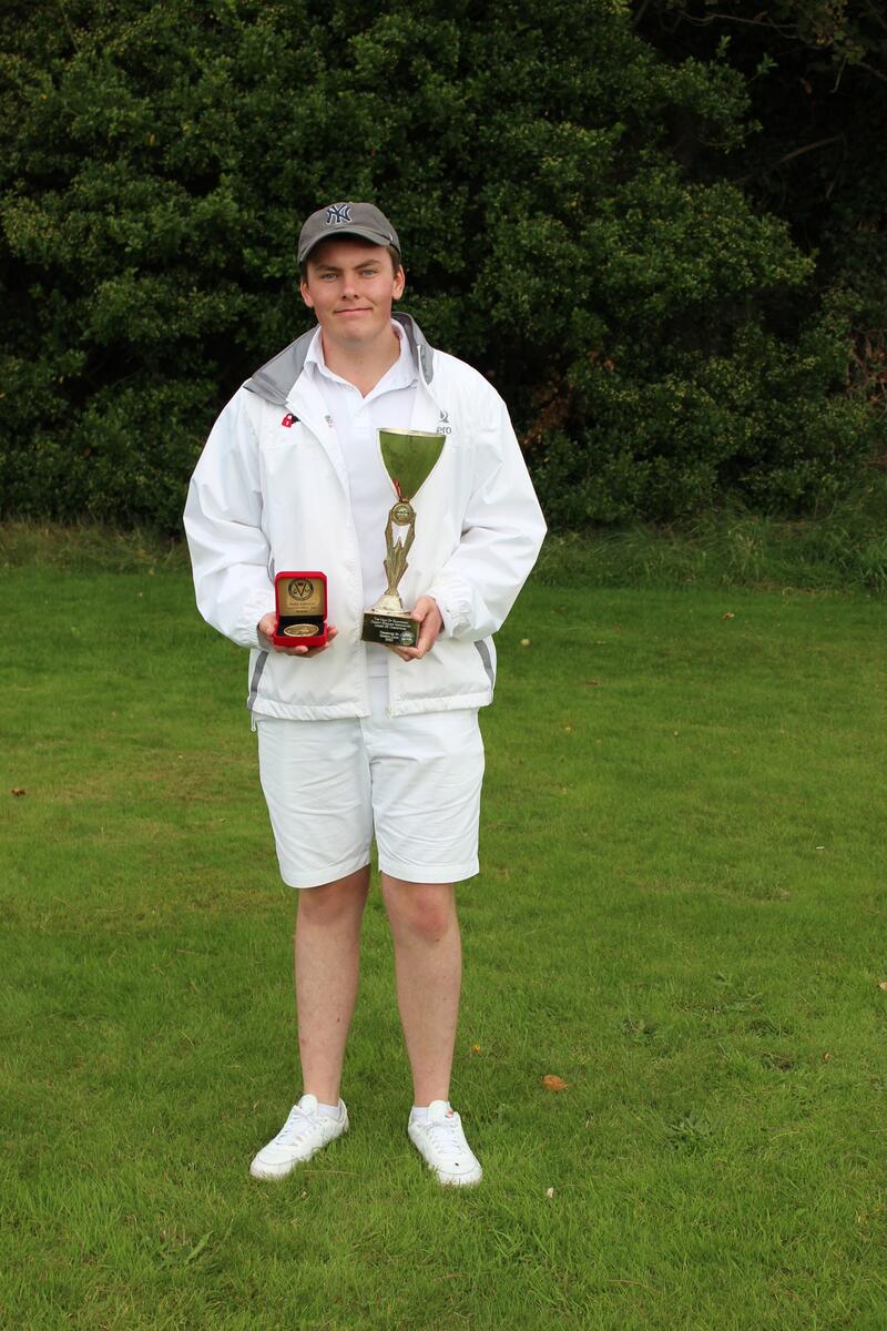 Dylan Brookes Under 18s County Champion