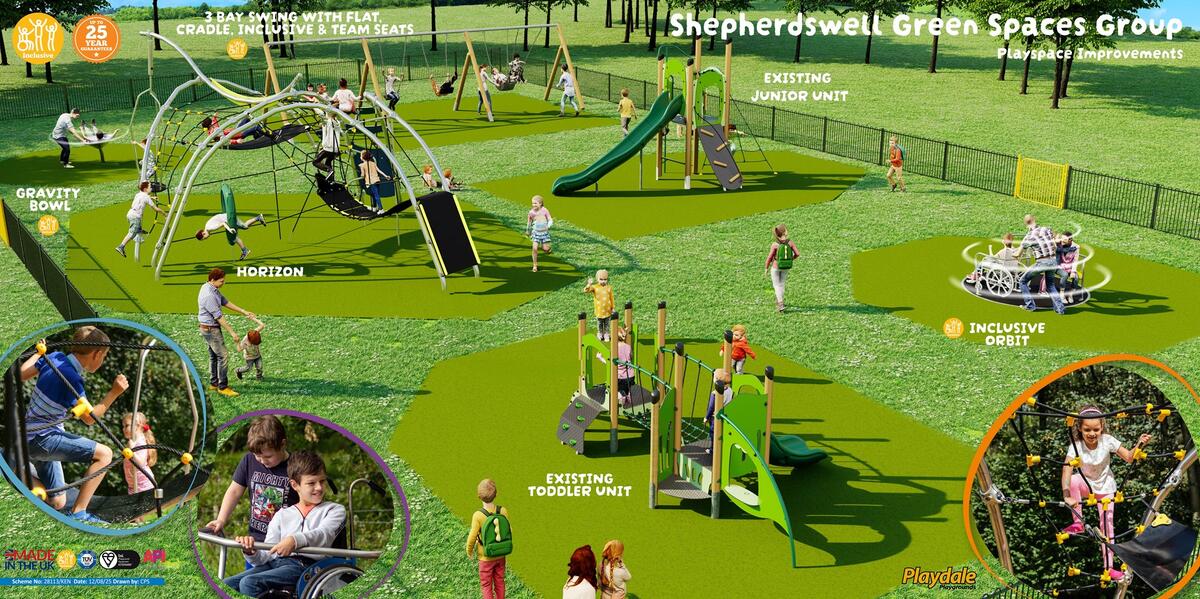 Shepherdswell with Coldred Parish Council Play Area Design
