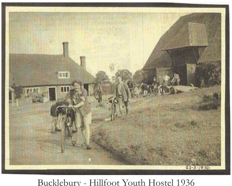 Bucklebury History Group Youth Hostel Hillfoot Farm Bucklebury