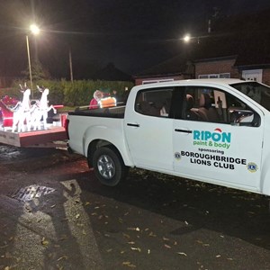 Boroughbridge Lions Club Santa Sleigh
