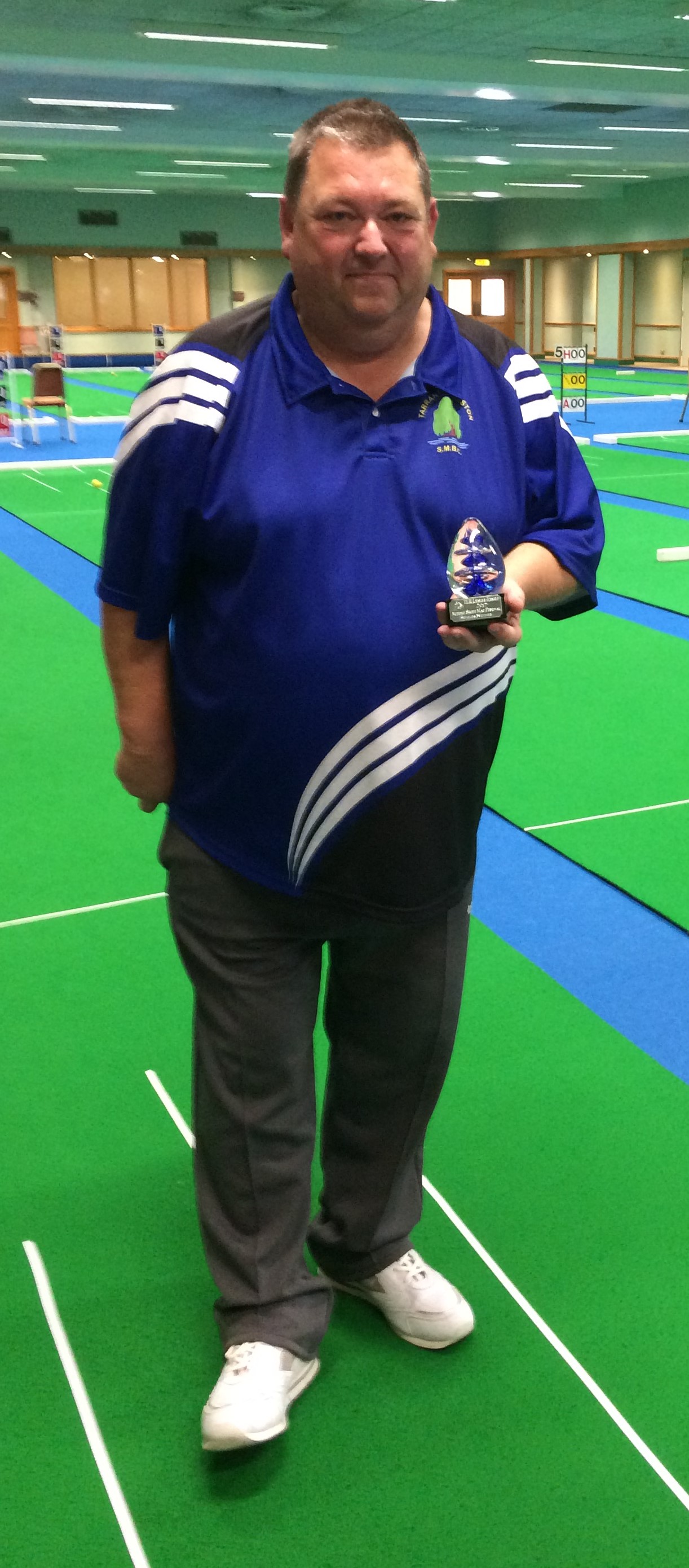 Steve Clayton - winner of the singles event at the TLH competition