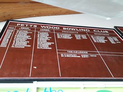 Petts Wood Bowling Club Club Honours Boards
