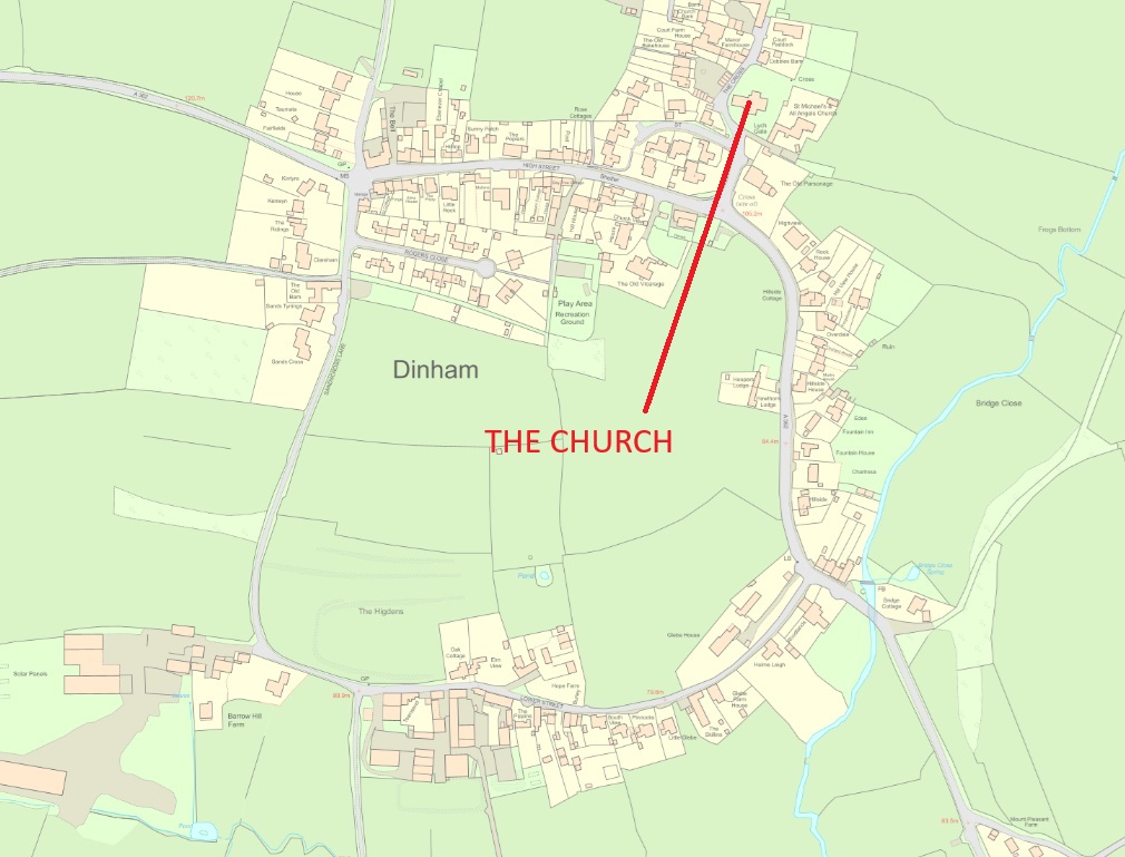 Buckland Dinham Location Map