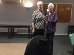 Two lovely ladies and well deserved winners: Wendy and Jean