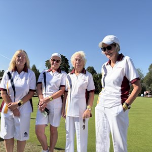 Teresa Ward, Karen Bell, Janet Bowles & Sue Poole Ladies O55 2025