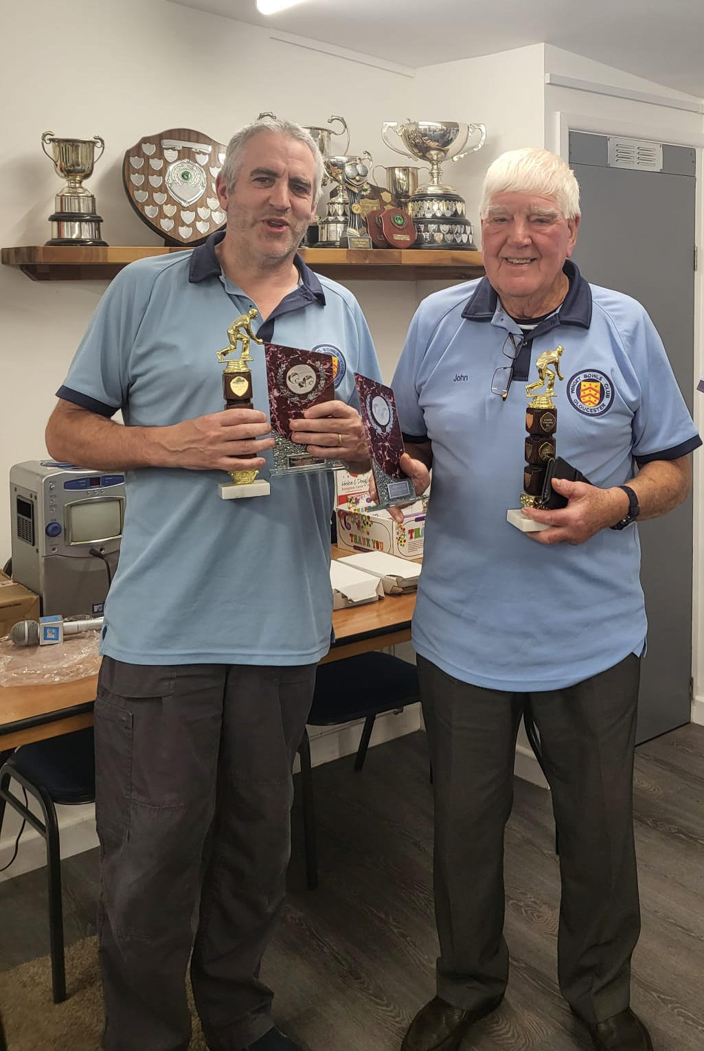 Lee Hudson and John Hill won the Tuesday pairs league