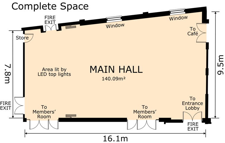 Main Hall, Alton Community Centre