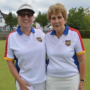 Ladies Championship  Winner Sheila O'Keefe (right)  Runner up  Ann McGillivary (left)