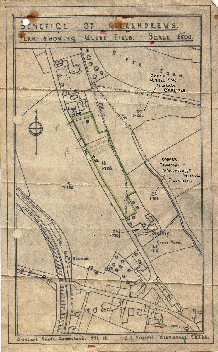 KOE Glebe now Beaumont Parish Hall land