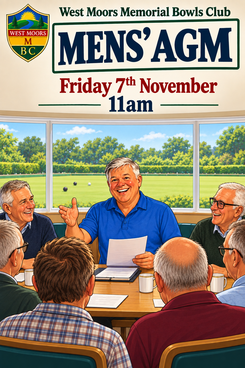 Men’s AGM 7th November