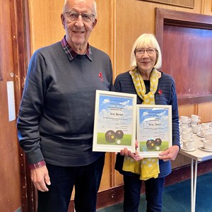 Keith and Shirley Sparkes awarded well deserved lifetime membership