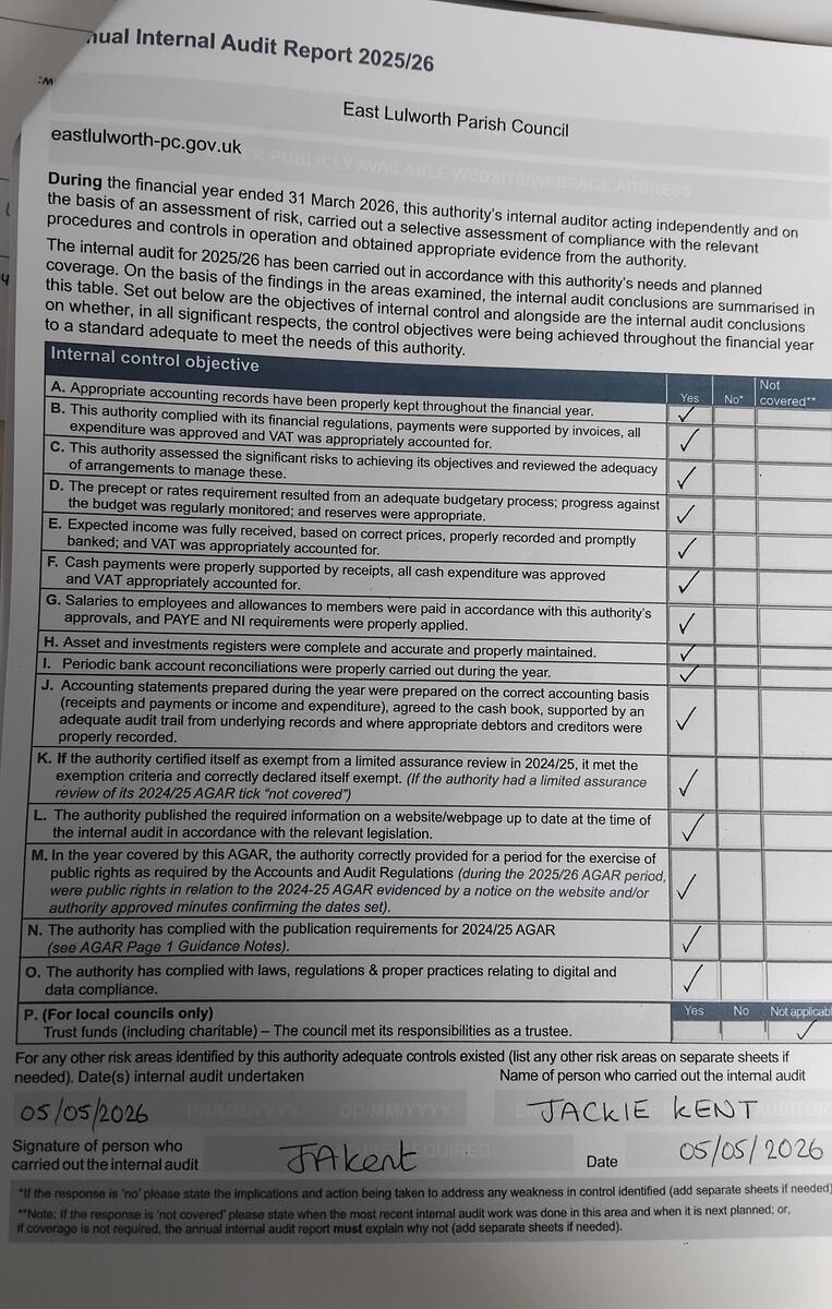 Annual Internal Audit Report 2025_26
