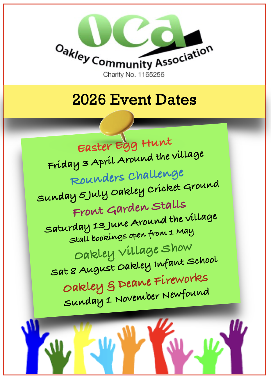 OCA 2026 event dates as at 23 April